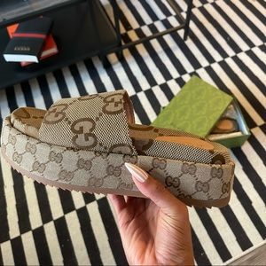 Gucci Angelina 55mm Platform Sandals